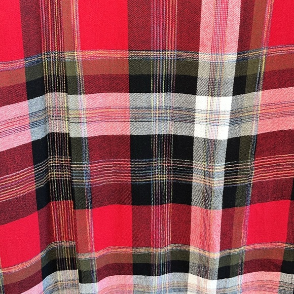 Public School Ilha Plaid High-Waist A-Line Skirt - Picture 7 of 9